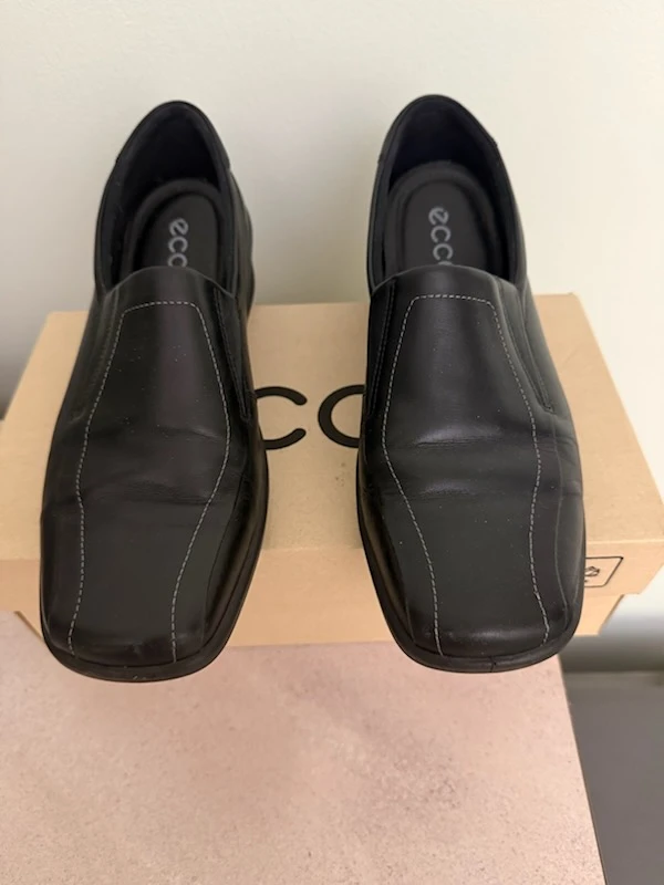 ECCO SHADE Slip On Shoes Black Leather Size 41 (US 10-10.5) - photo 2