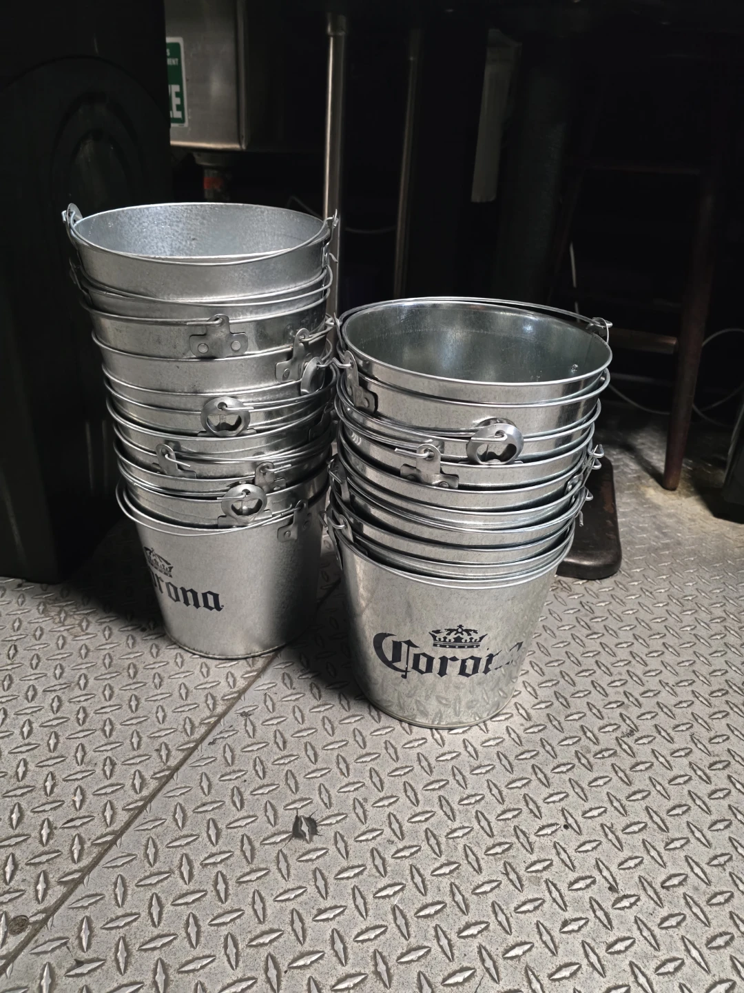 24 Corona Beer Buckets. 5each or $100 all
