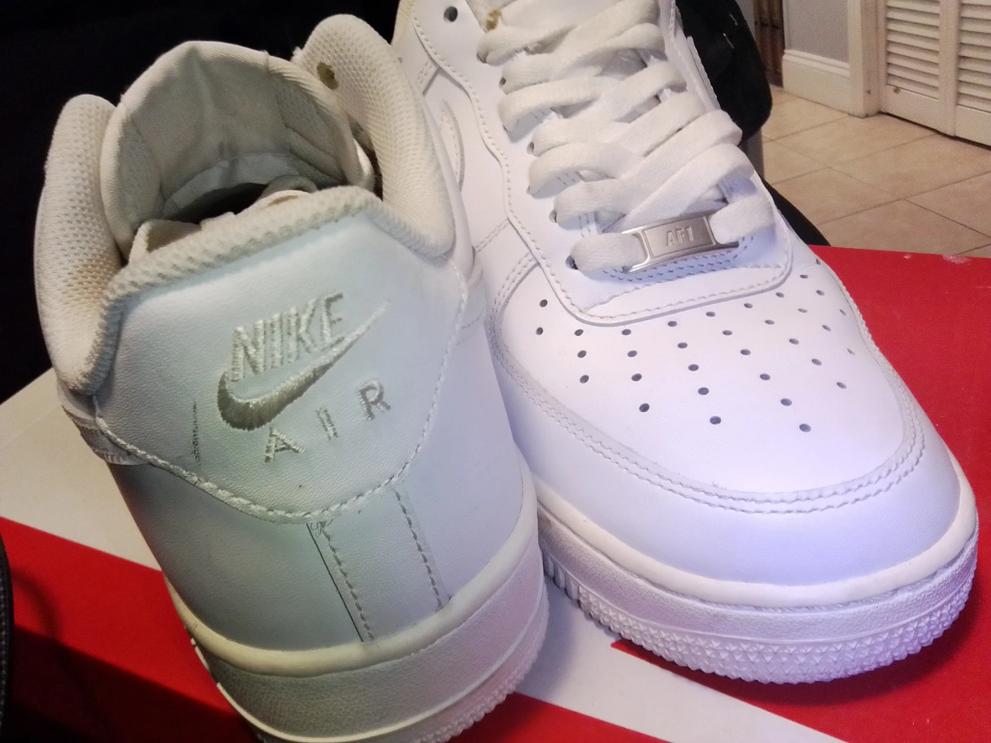 Nike Air Force 1 Low White Sneakers - photo 4