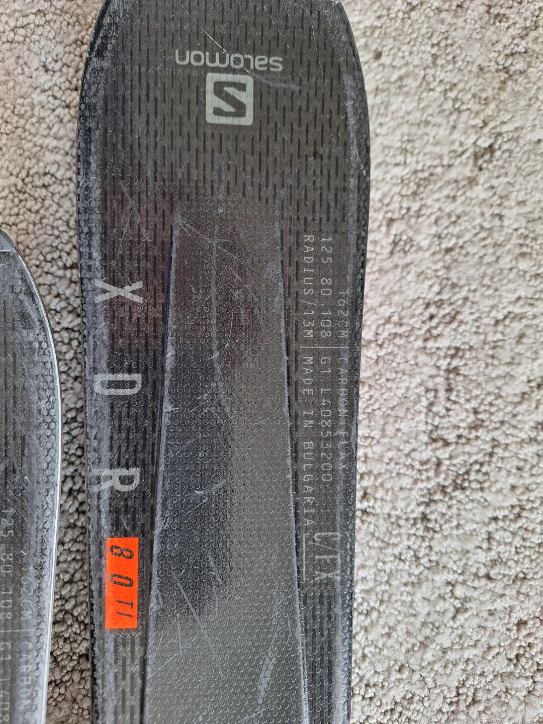 Salomon XDR 80 TI skis 162cms - photo 5