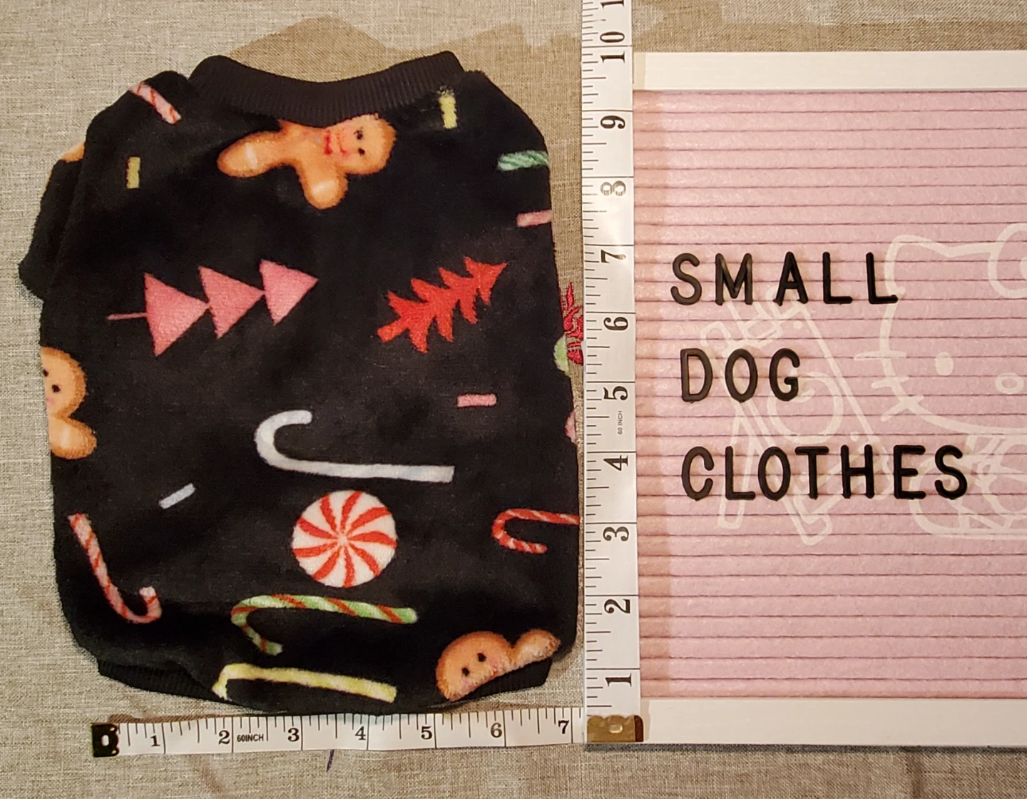 Small Dog Holiday Fleece Sweater - S