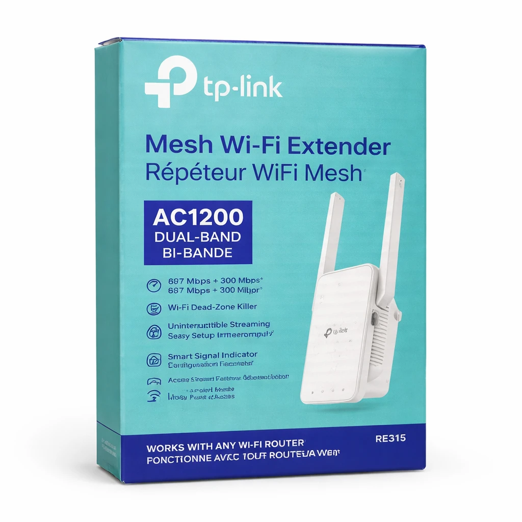 TP-Link AC1200 Dual-Band Mesh Wi-Fi Extender