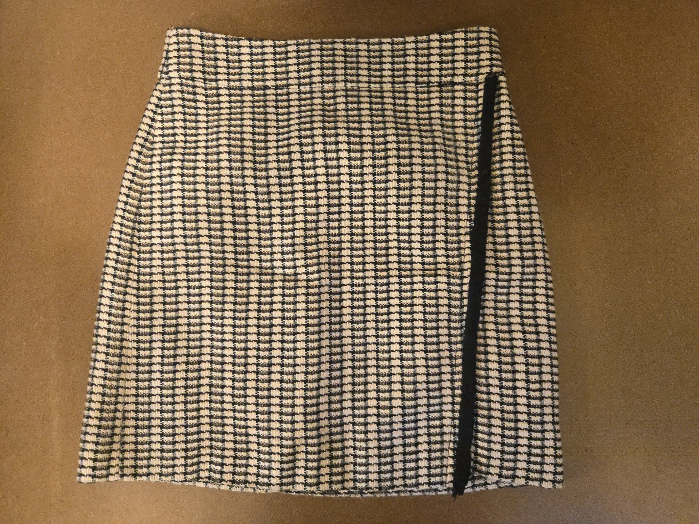 J. Crew Plaid Tweed Skirt Size 00