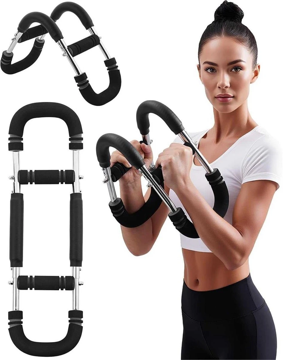 Abs Workout Roller and Grip Strength Trainer