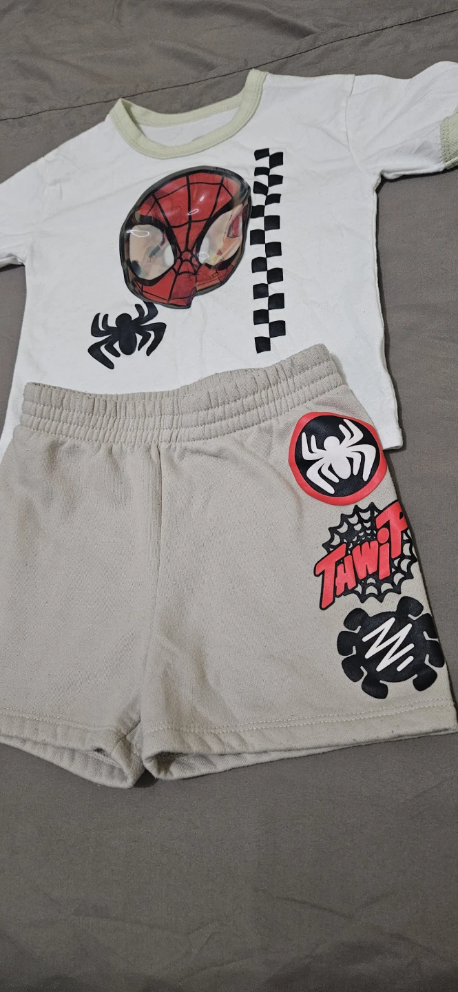 Kids Spider-Man T-Shirt and Shorts Set - photo 2