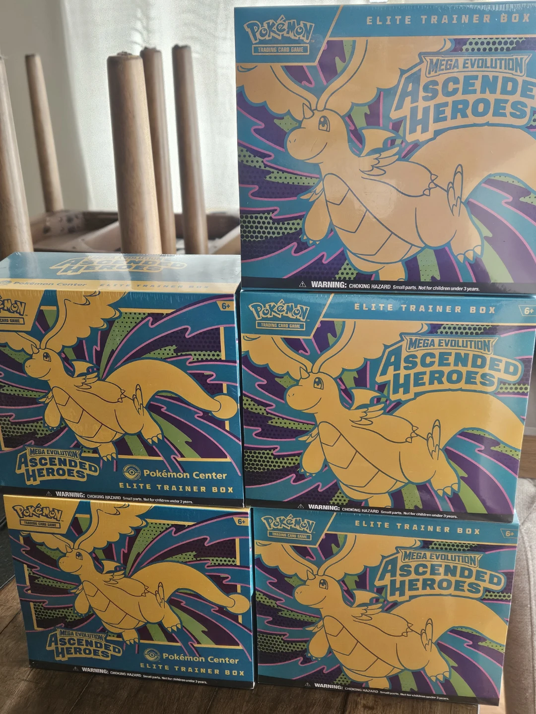 Ascended Heroes Elite Trainer Boxes and Pokemon Center ETBs