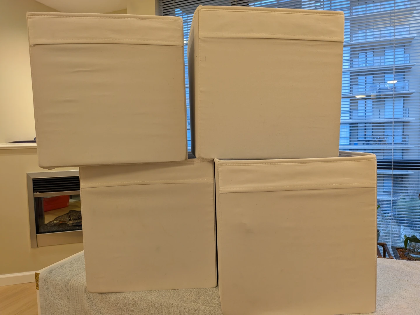 Set of 4 Kallax White Inserts