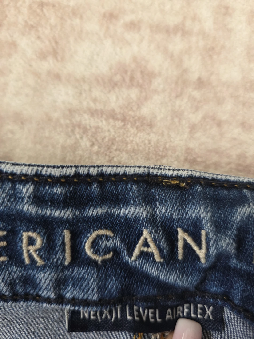 American Eagle Skinny Jeans Distressed Blue Wash - photo 2