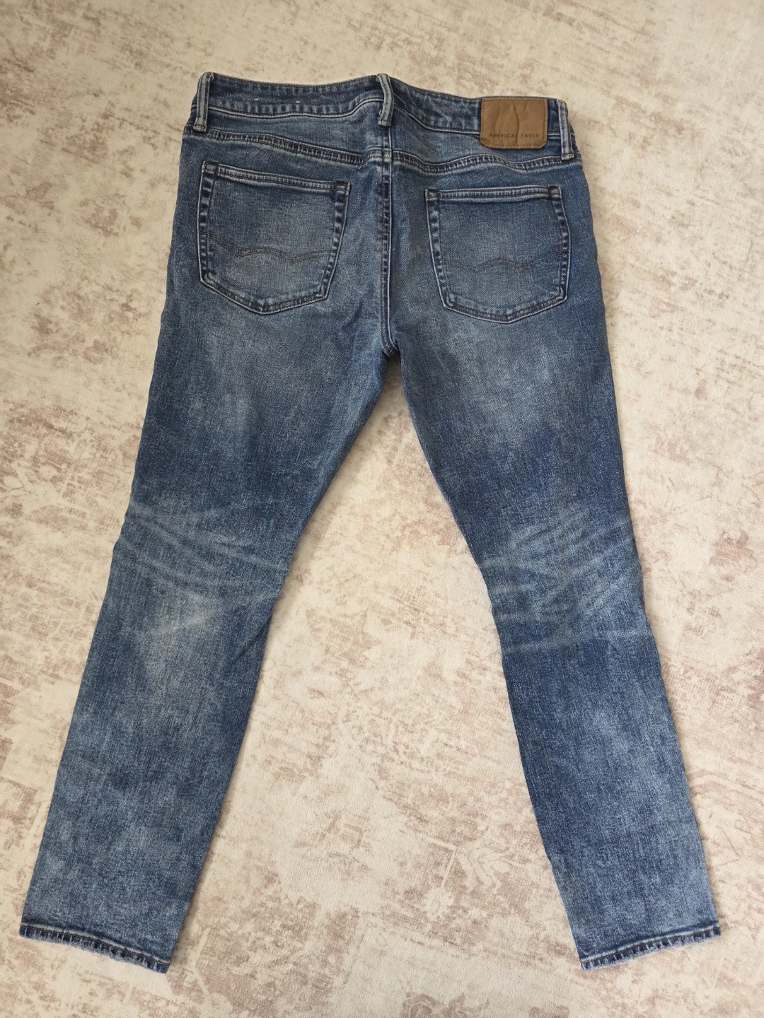 American Eagle Skinny Jeans Distressed Blue Wash - photo 4