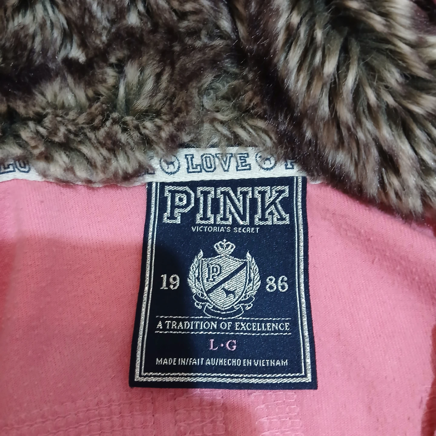 Vintage Victoria's Secret PINK Velour Hoodie Jacket - photo 5