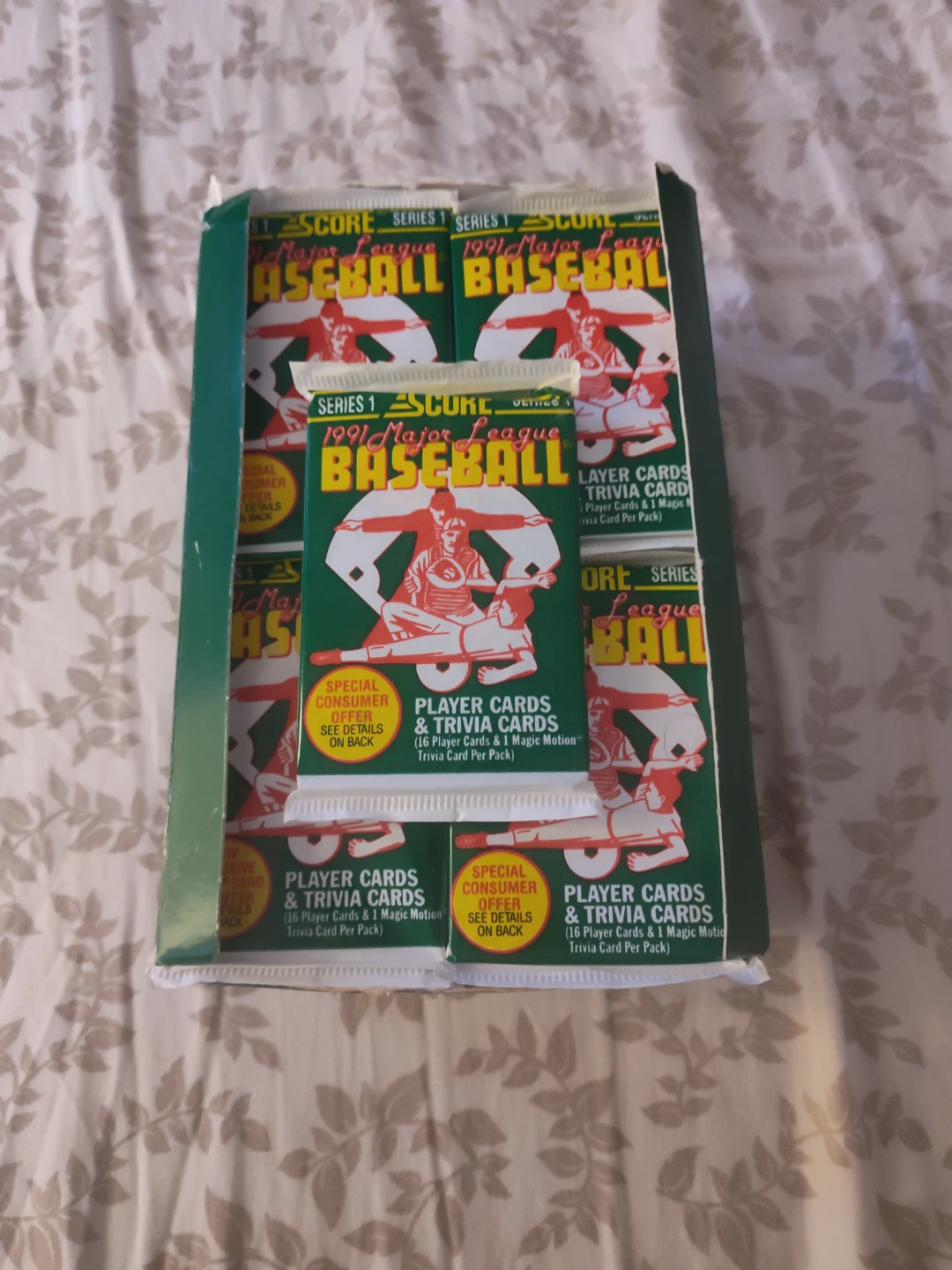 1991 Score Major League Baseball unopened pack's - photo 2