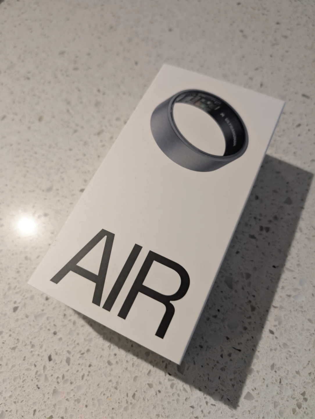 Ultrahuman AIR Smart Ring - Size 8 - Raw Titanium - BRAND NEW