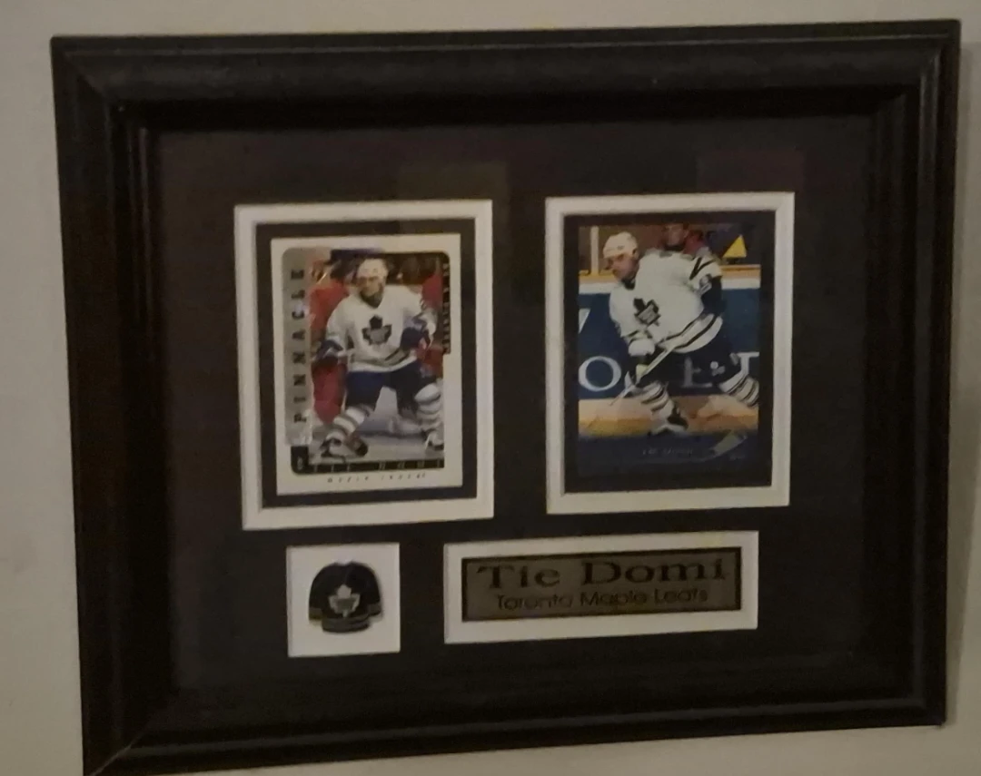 Tie Domi Toronto Maple Leafs Framed Hockey Card Memorabilia