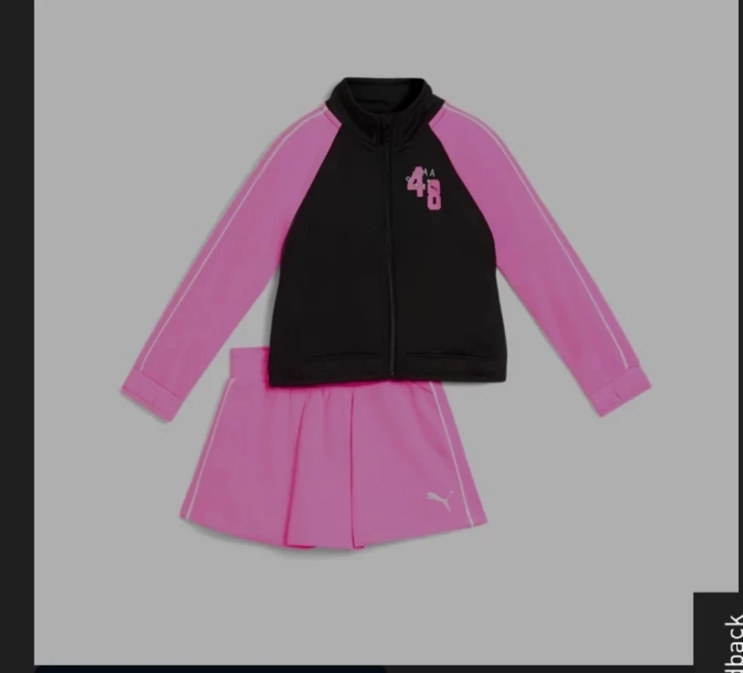 NWT Puma Track Jacket and Skort Set US KIDS 4