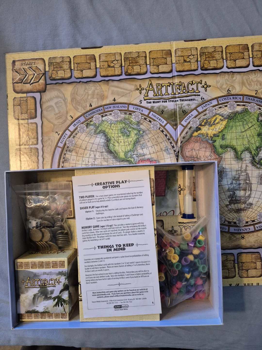 Artifact: The Hunt for Stolen Treasures Board Game - photo 2