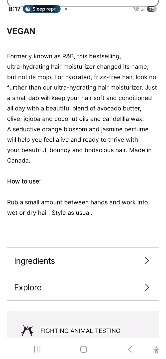 LUSH Revive Hair Moisturizer - photo 2
