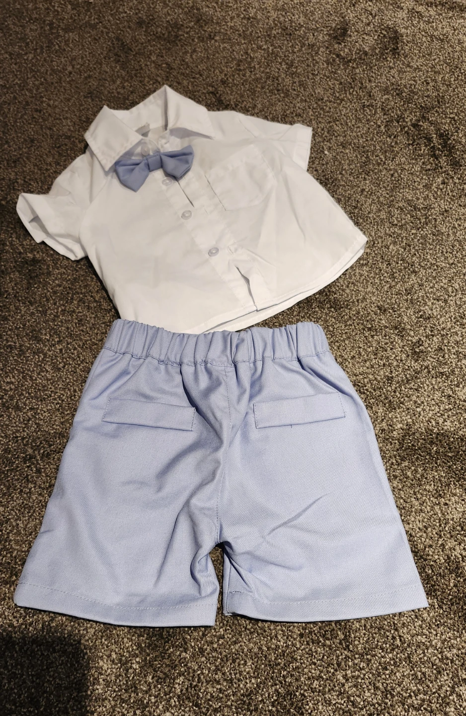 Baby Boy Outfit with Bowtie - 6-9 Months - photo 3