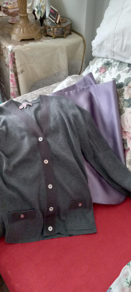 TAN JAY purple embellished zip-up cardigan - photo 3