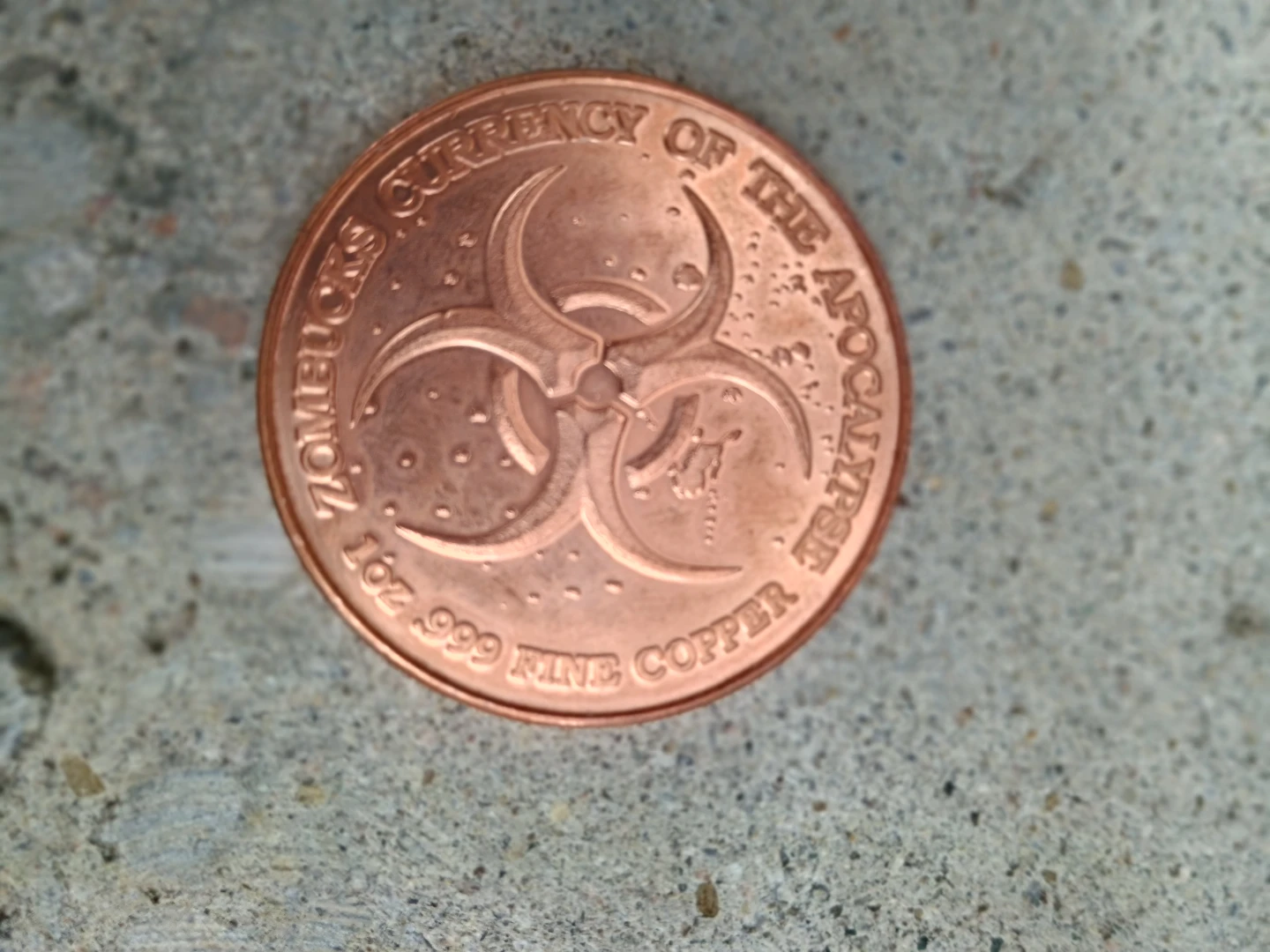 Pandemonium 1 oz 999 Fine Copper Coin - photo 2