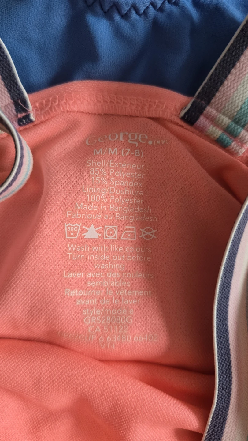 Bundle of 6 girls swim suits 8Y - photo 4