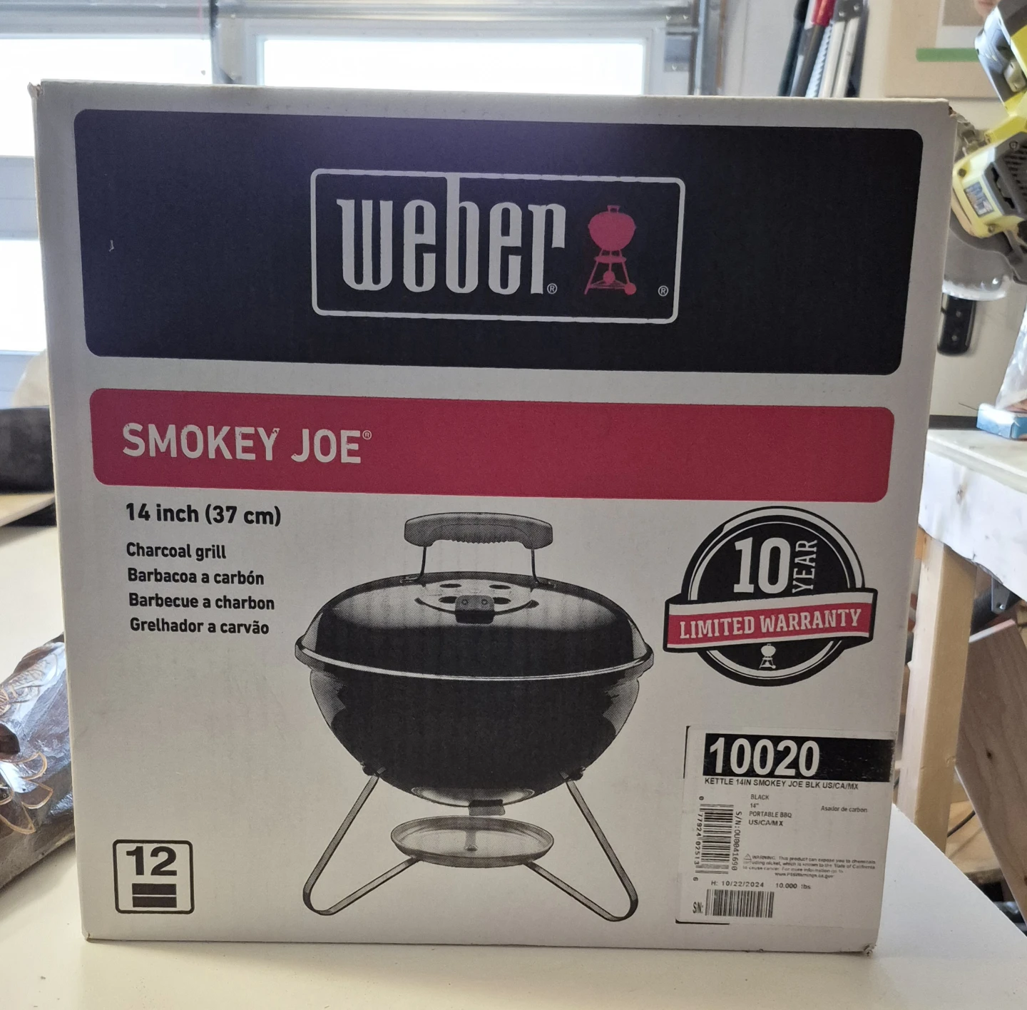 Weber Smokey Joe 14 inch Charcoal Grill
