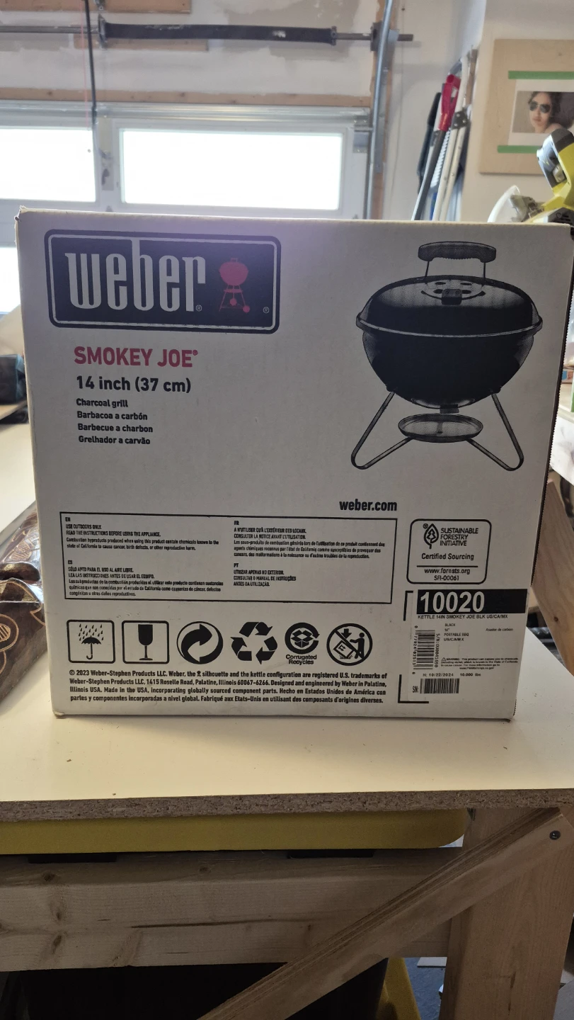 Weber Smokey Joe 14 inch Charcoal Grill - photo 2