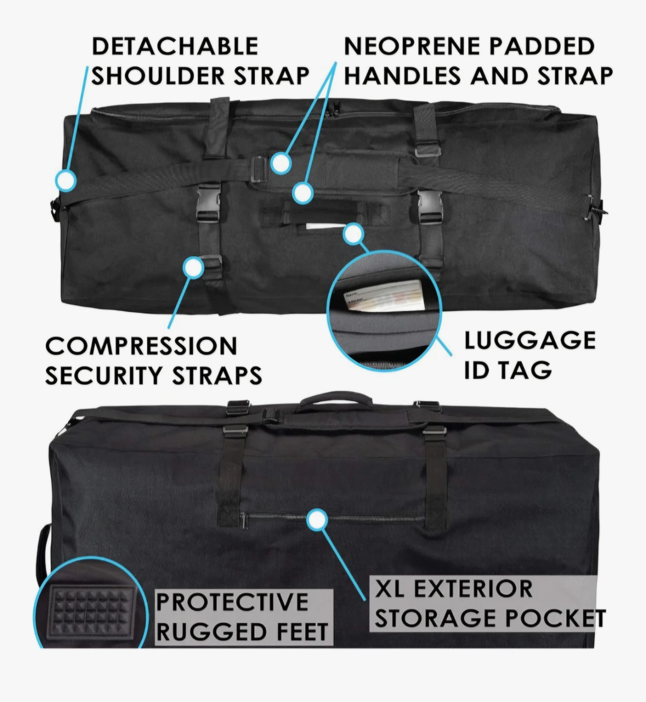 Zohzo Stroller Travel Bag - Black 🥕 - photo 3