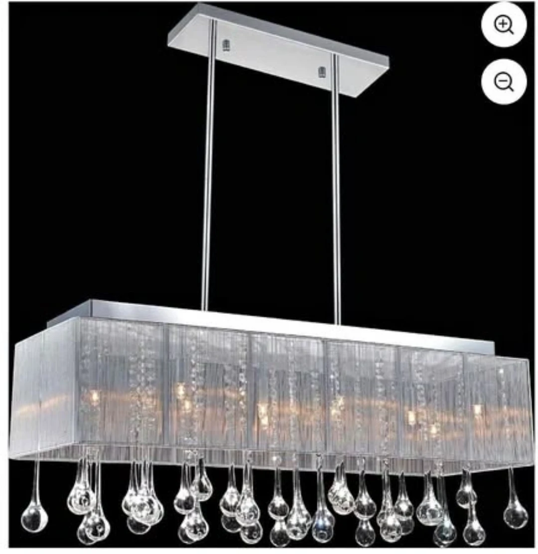 Crystal Water Drop 14 Light Chandelier BNIB