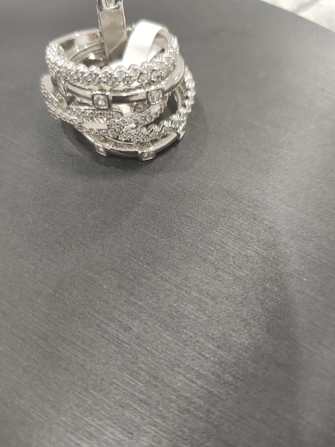 Sparkling Stackable Ring Set - photo 2