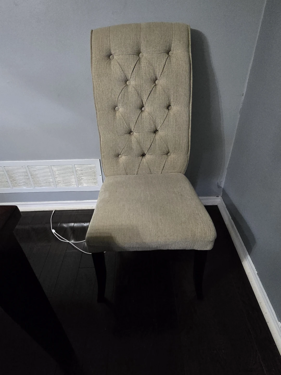 Six Highback Tufted Dining Chairs - photo 4
