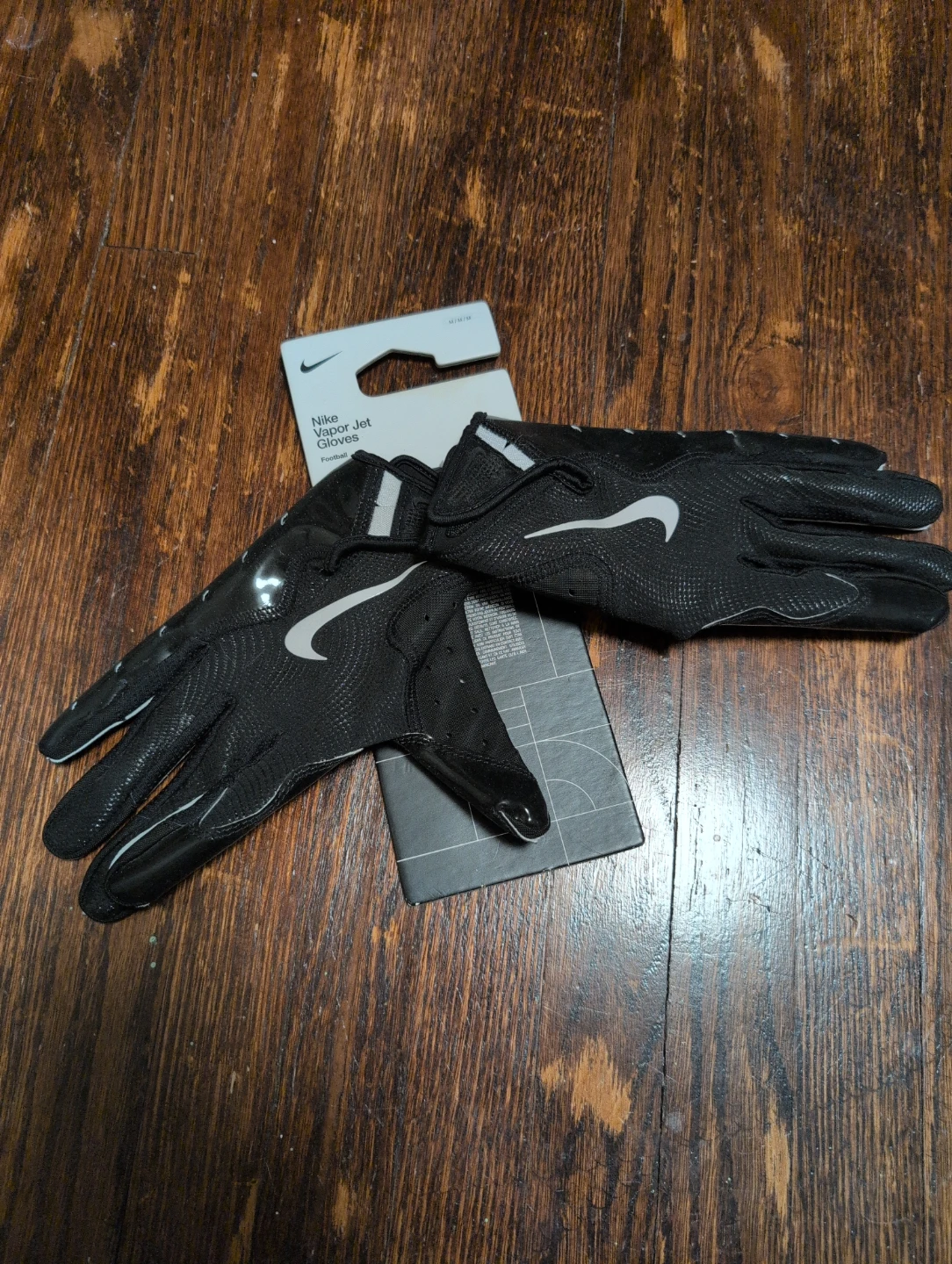 Nike Vapor Jet  Football Gloves Black M/M - photo 3