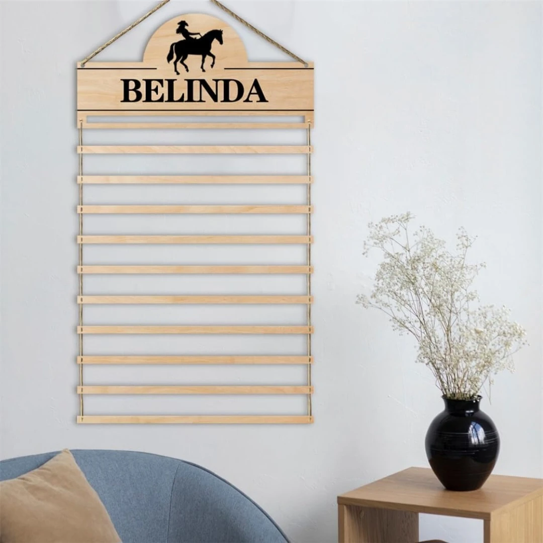 Custom Equestrian Medal Holder Sports Horse Racing Awards ... - photo 5