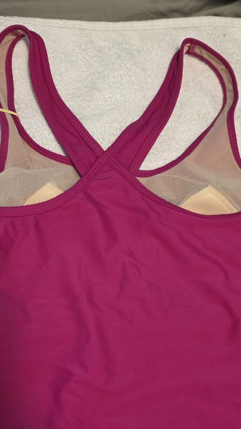 C&C California Pink Heart Print Tankini Swim Set - photo 5