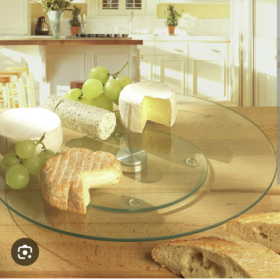 Glass Turntable Lazy Susan New - photo 4