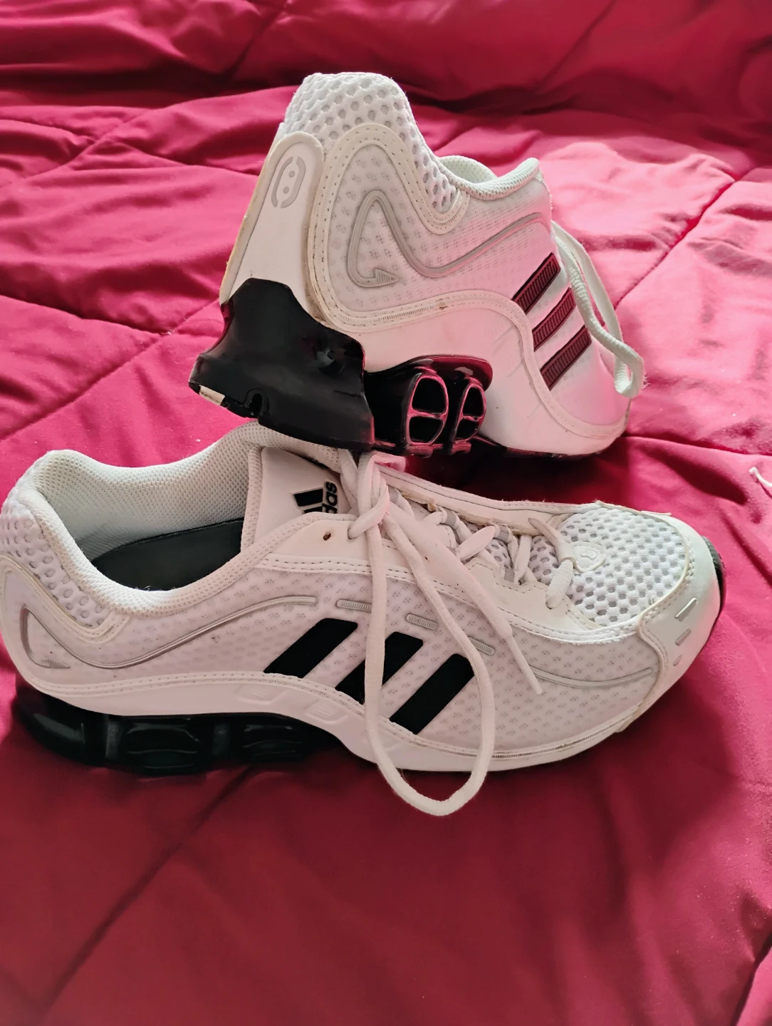 Adidas White Running Shoes - photo 2