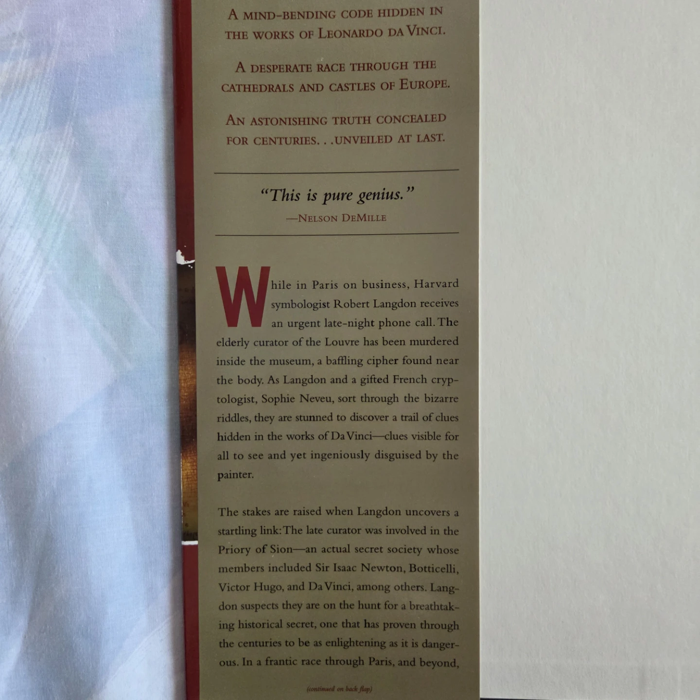 The Da Vinci Code by Dan Brown - photo 3