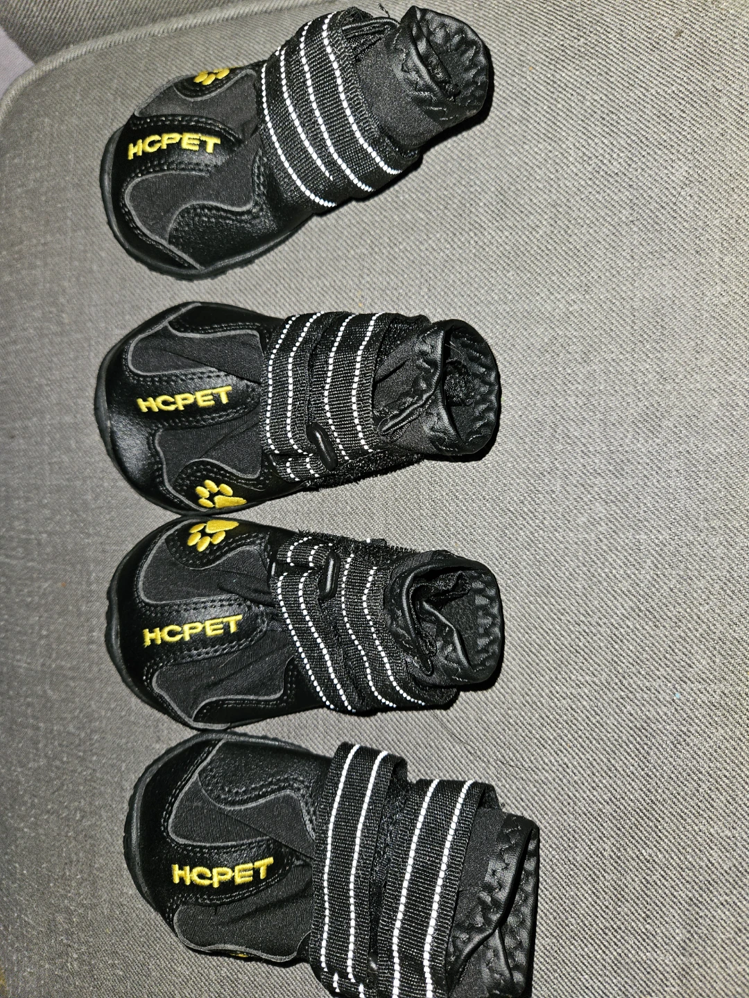 HCPET Black Dog Boots - Set of 4 - photo 2
