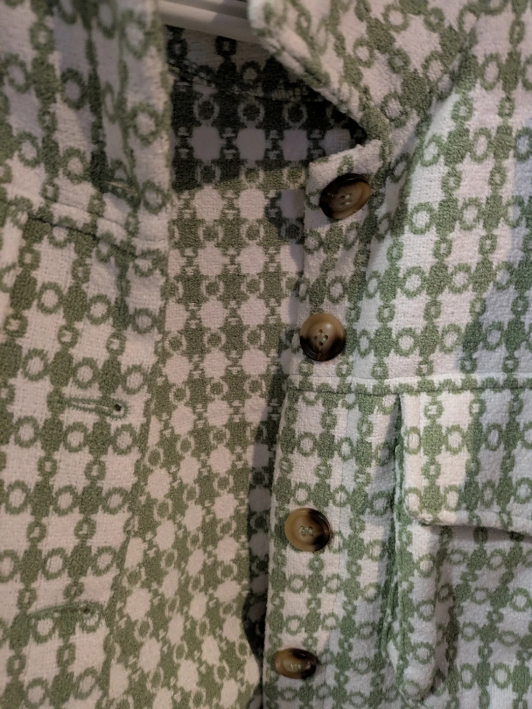 Checkered Cardigan - Size XS - photo 3