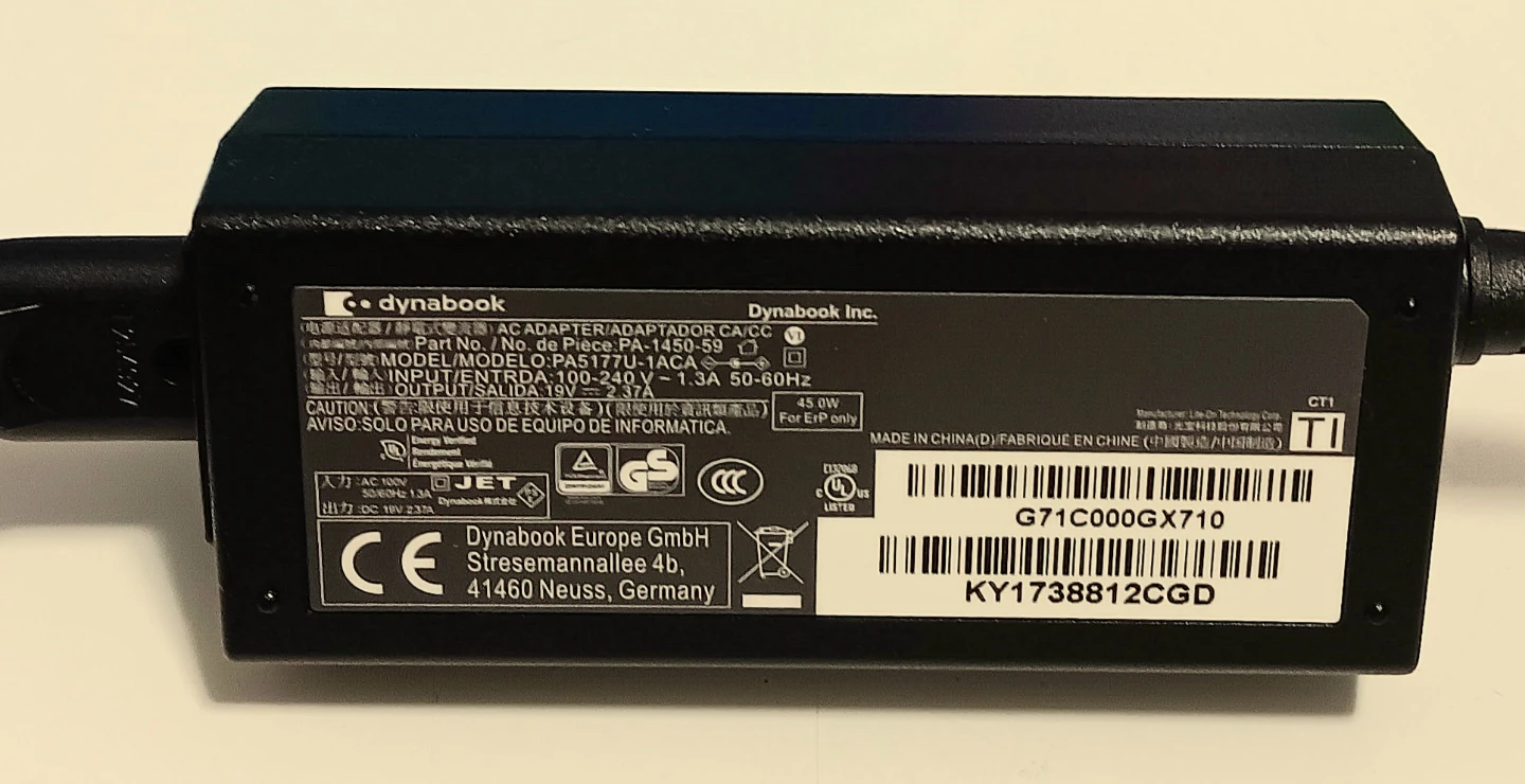 🔌💻Dynabook Laptop Charger💻🔌 - photo 2
