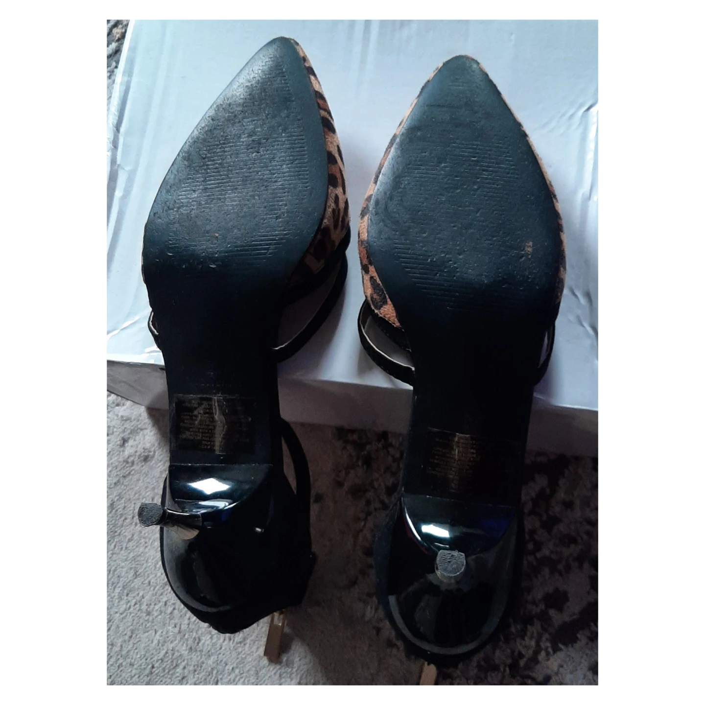 Women's Leopard Print & Black Heels - photo 5