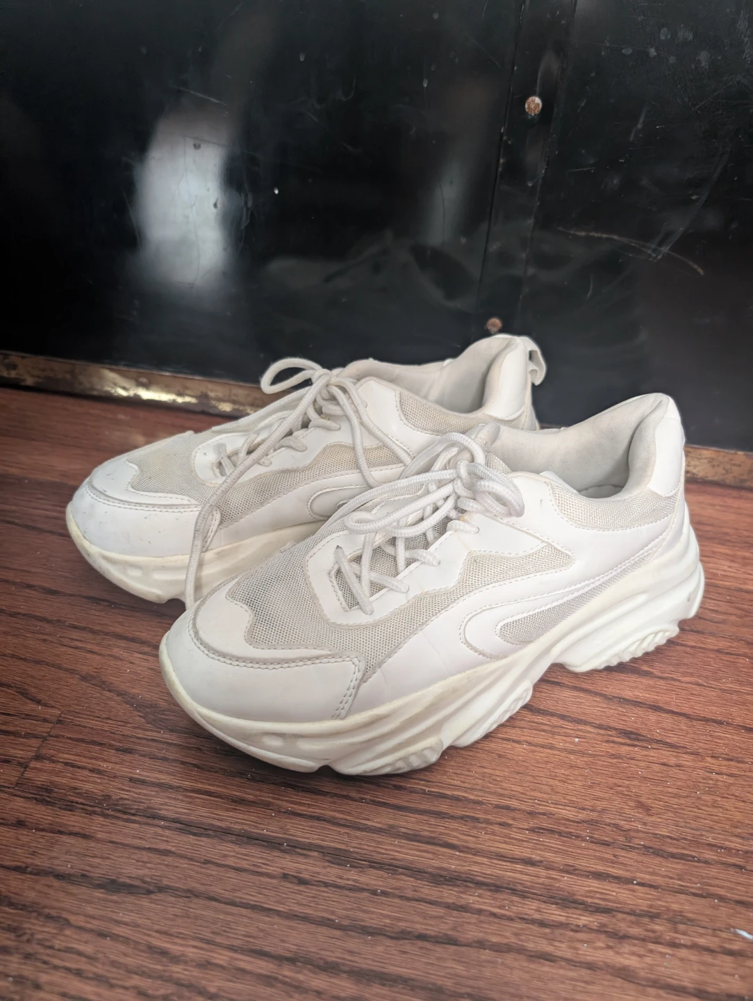 White Chunky Sneakers