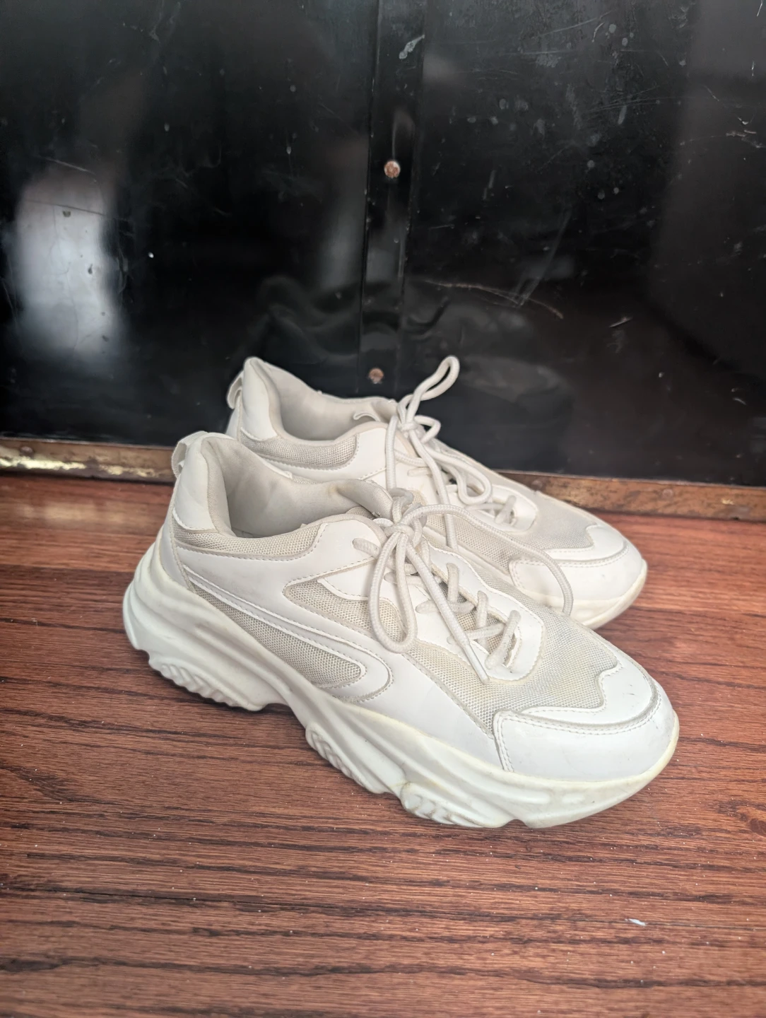 White Chunky Sneakers - photo 2