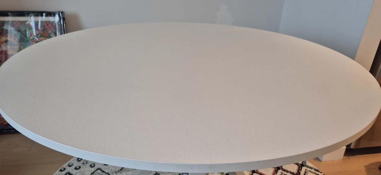White Round Dining Table - photo 3