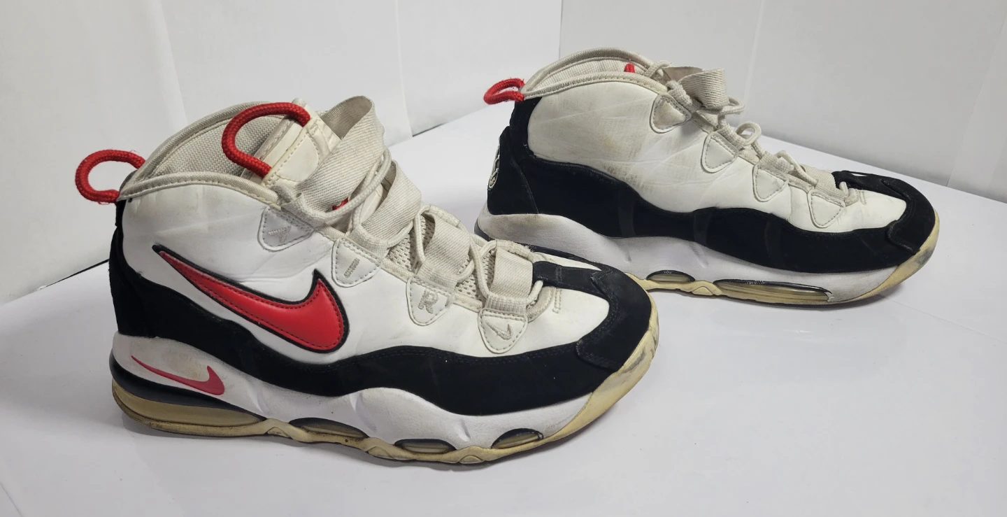 Nike Air Max Uptempo 95 Shoes White Black Red, size 9,5 (63) - photo 4