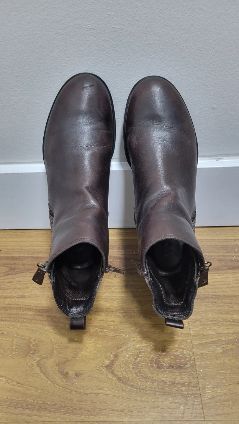 ECCO Women's Brown Leather Ankle Boots - photo 2