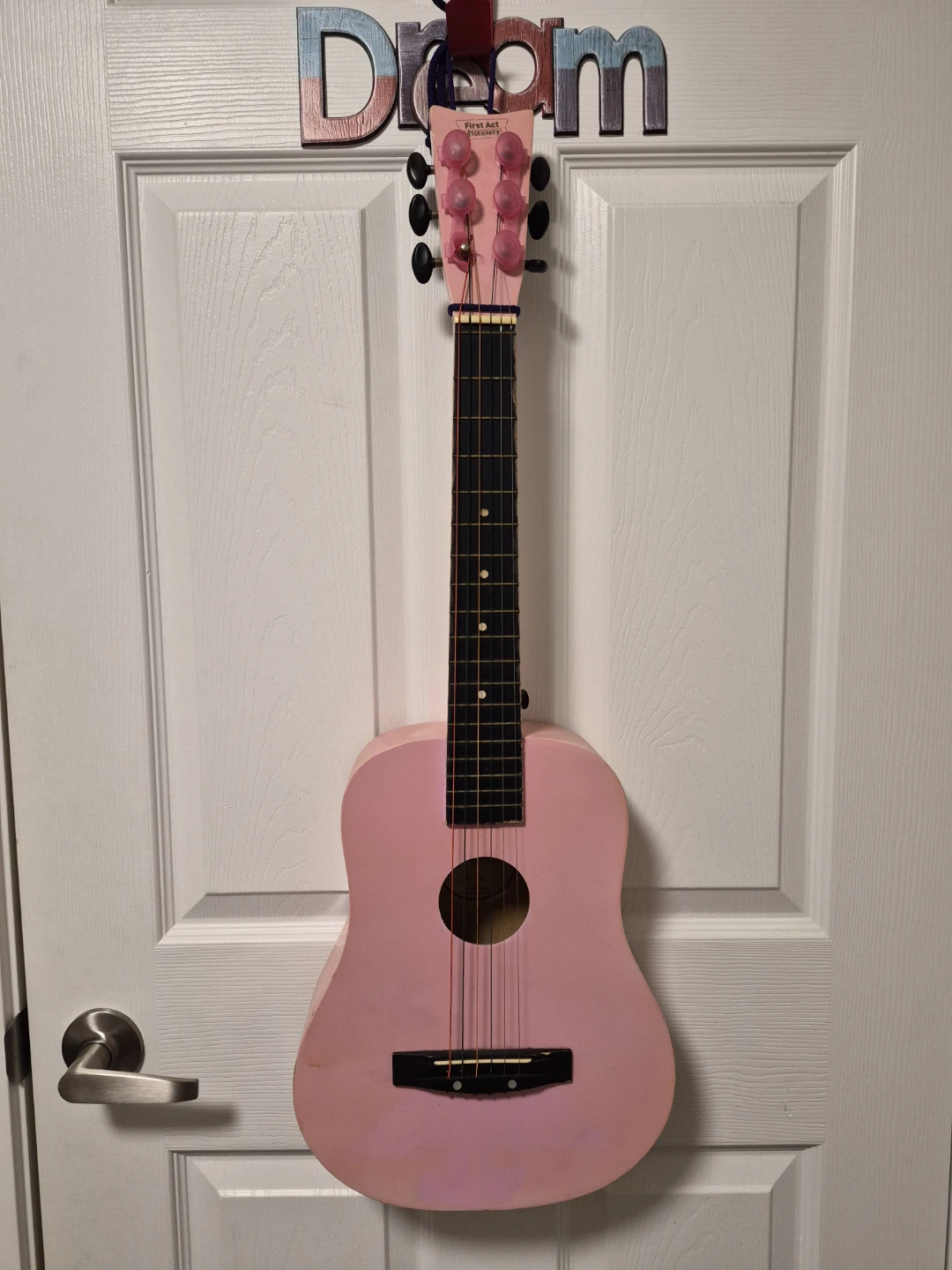 First Act Discovery Pink Acoustic Guitar for kids