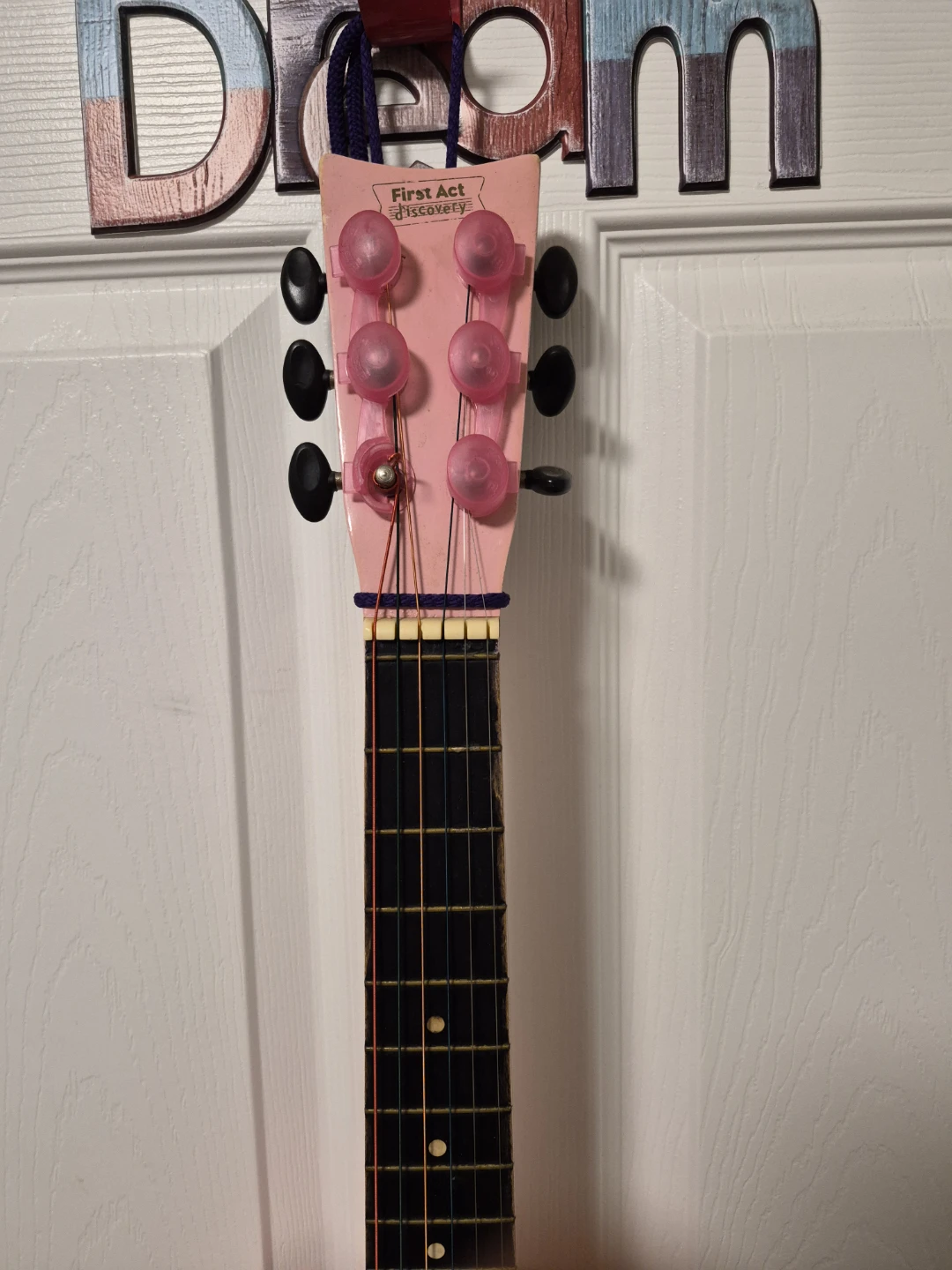 First Act Discovery Pink Acoustic Guitar for kids - photo 2
