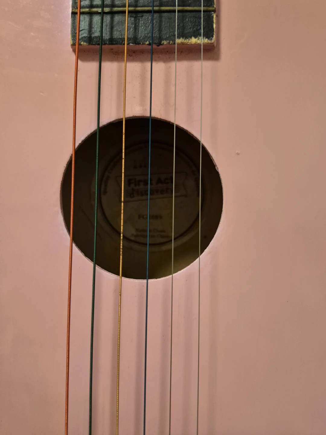 First Act Discovery Pink Acoustic Guitar for kids - photo 3