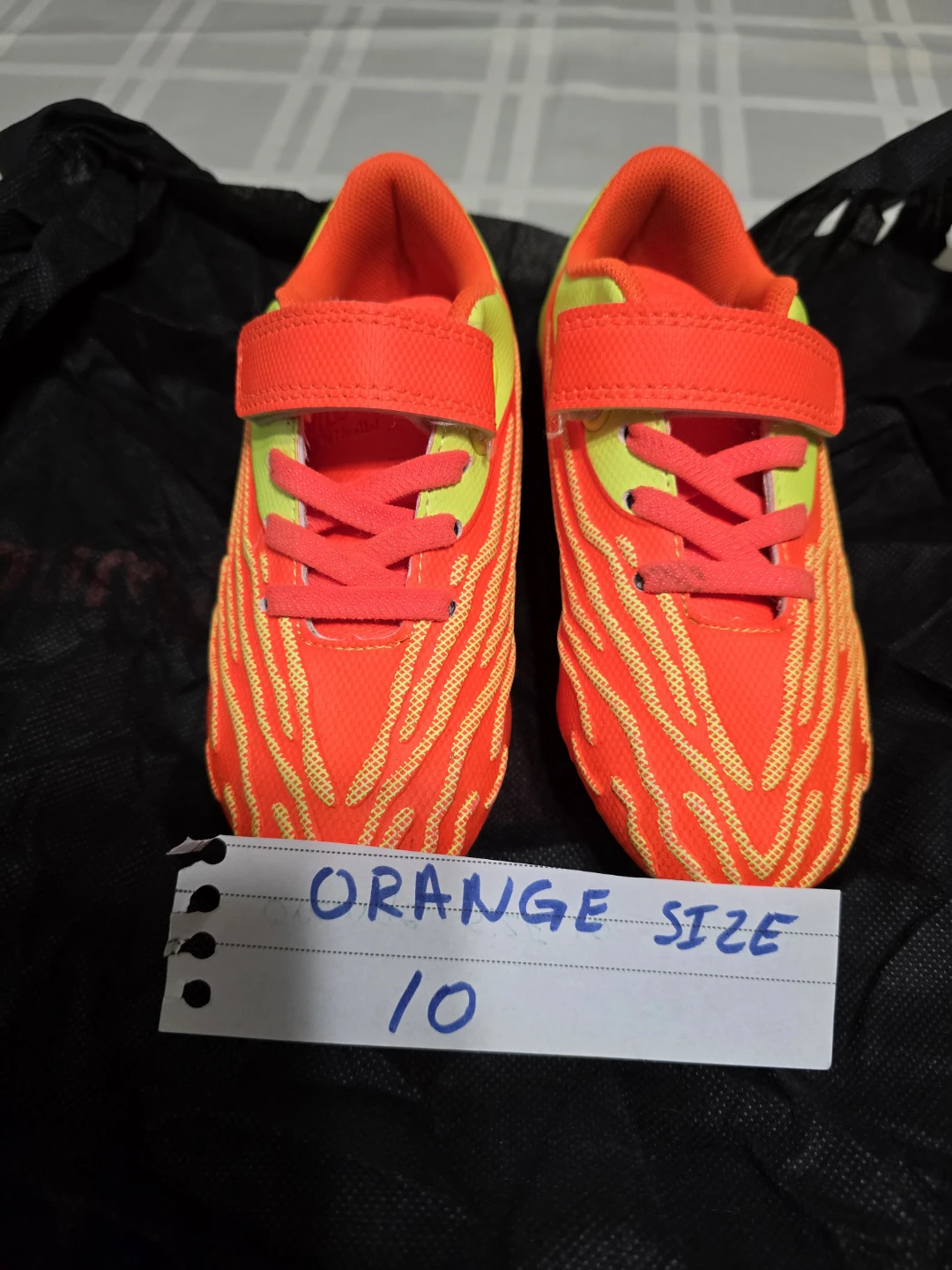 Orange Soccer Cleats - Size 10