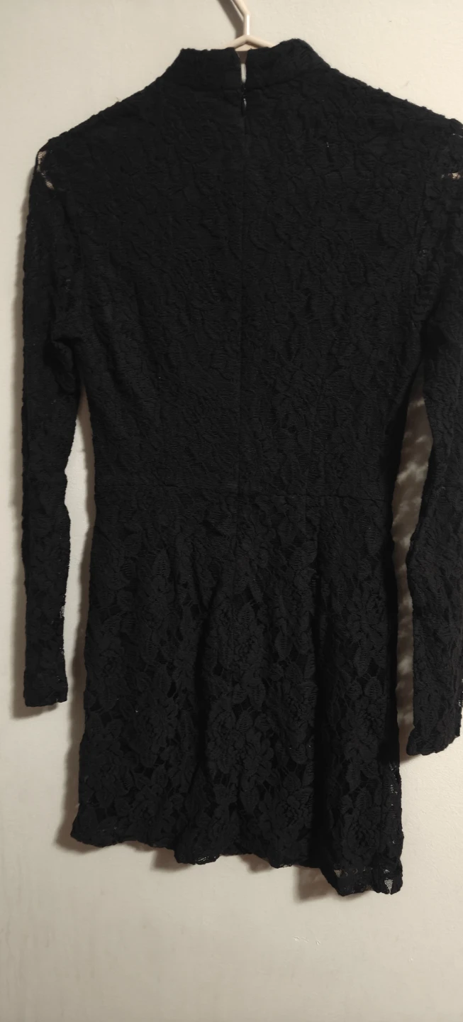 Mock Neck Long Sleeve Mini Dress - photo 2